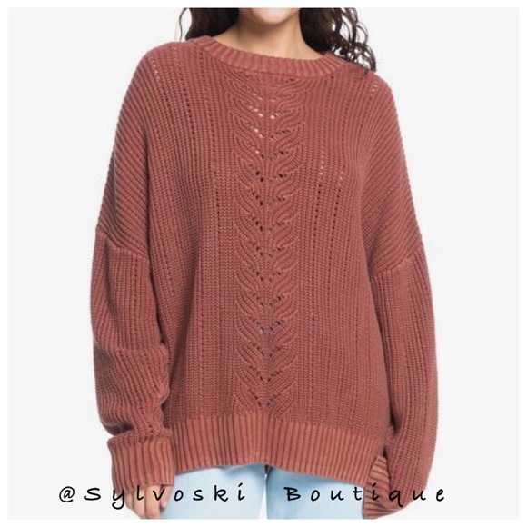 🔥Quiksilver Mixed Sticked Sweater. NWT - Picture 2 of 6